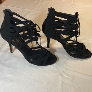 WHBM Chayne Gladiator Sandal with heel zip